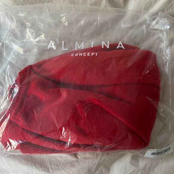 NWT Almina Concept Wool V Neck Sweater - Picture 9 of 9